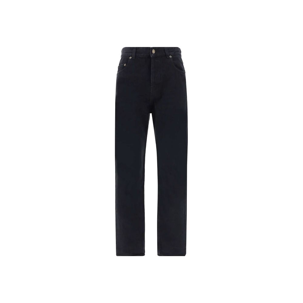 Saint Laurent Schwarze Baumwoll-Jeans