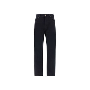 Saint Laurent Schwarze Baumwoll-Jeans
