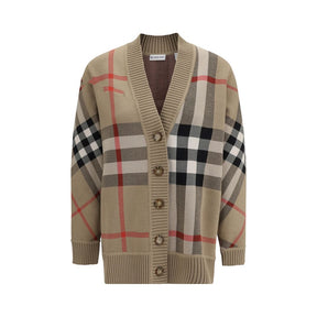 Burberry Beiger Polyester-Cardigan