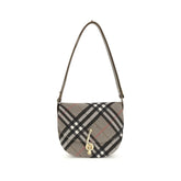 Burberry Grau-gewebte Schultertasche
