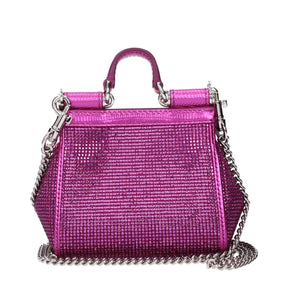 Dolce & Gabbana Pinke Satin-Handtasche