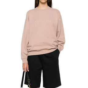 Saint Laurent Baumwoll-Sweatshirt in Multicolor