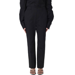 Saint Laurent Schwarze Baumwoll-Freizeithose