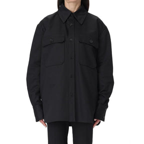 Saint Laurent Schwarzes Jeanshemd