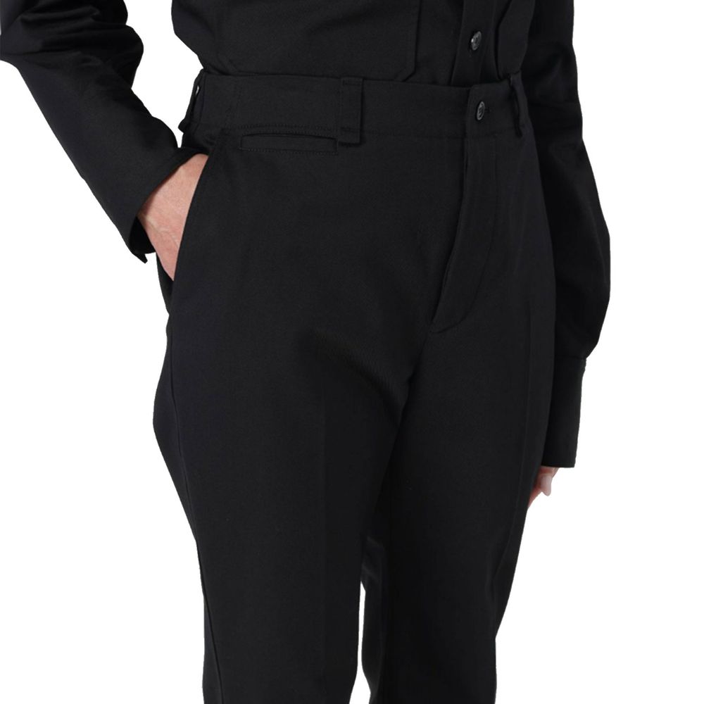 Saint Laurent Schwarze Baumwoll-Freizeithose