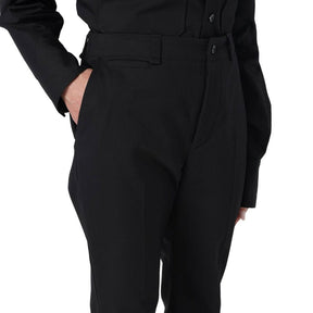 Saint Laurent Schwarze Baumwoll-Freizeithose