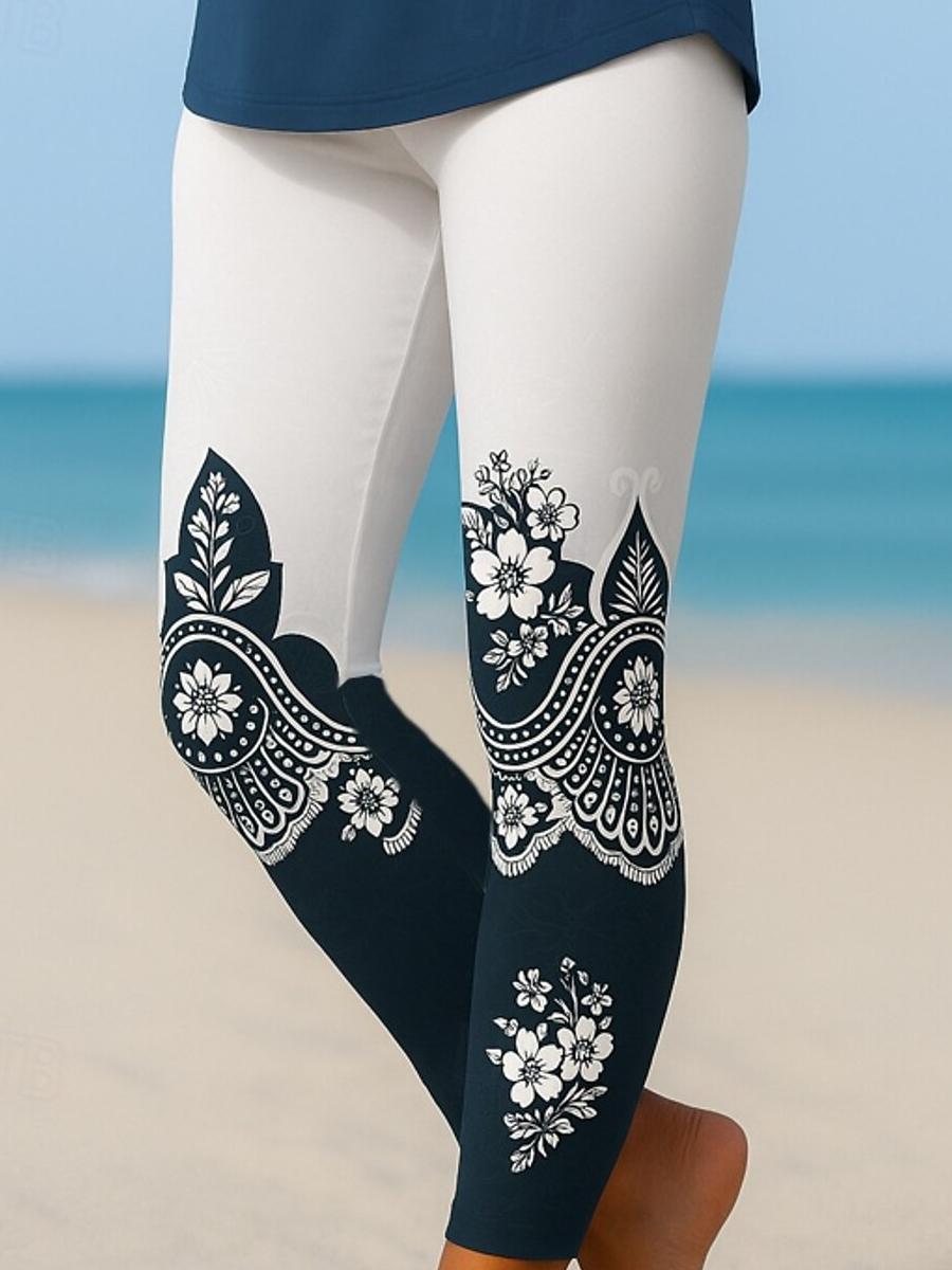 Herbstsfrische Floral Print Pants - Eleganz trifft auf Komfort