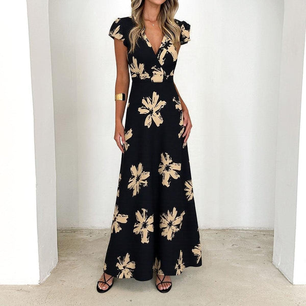 Special V-Neck Maxikleid: Komfort & Eleganz für den Frühling