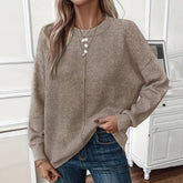 Chicer Herbst-Strickpullover: Warm, Gemütlich & Stilvoll - Perfekt für Kühle Tage