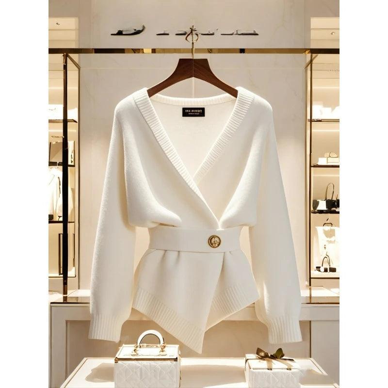 Vintage Long Sleeve Plain Cardigan - Der Herbstsbegleiter mit Stil und Komfort
