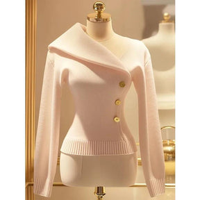 Herbstlicher Vintage-Langarm-Pullover: Stilvoller Wärmespeicher