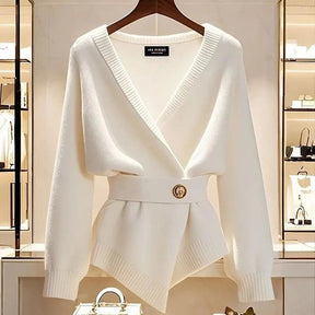 Vintage Long Sleeve Plain Cardigan - Der Herbstsbegleiter mit Stil und Komfort