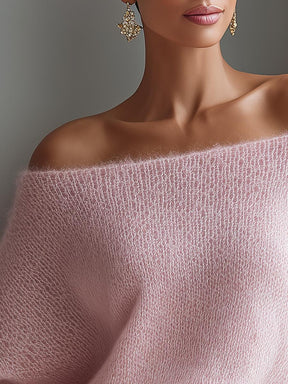 Stilsicherer Off-Shoulder Pullover - Dein Must-Have für den Herbst