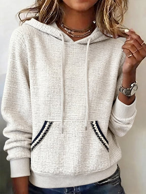 Kuscheliger Winter Hoodie Damen – warmer Basic Kapuzenpullover