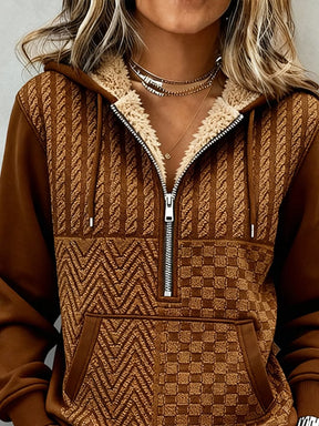 Kuscheliger Western Hoodie für Damen – warm durch den Winter