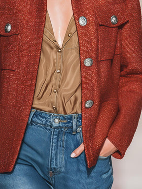 Stilvolle Herbstjacke: Elegante & Wärmende Long Sleeve Outerwear
