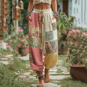 Youthful Multicolor Side Pocket Pants - Herbstsfrischer Stil trifft Funktionalität