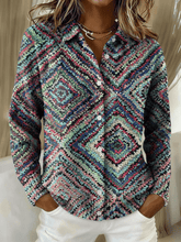 Winter Cardigan Damen bunt warm mit Diamant Kontrastprint