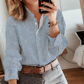 Fresh Long Sleeve Striped Top - Ihr vielseitiger, bequemer Herbstsbegleiter