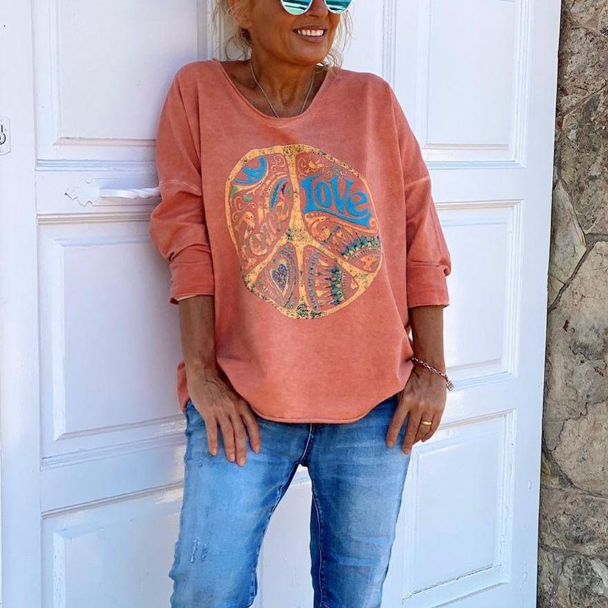 Happy Days Orange Sweatshirt – Herbstsmode mit Retro-Charme & Komfort