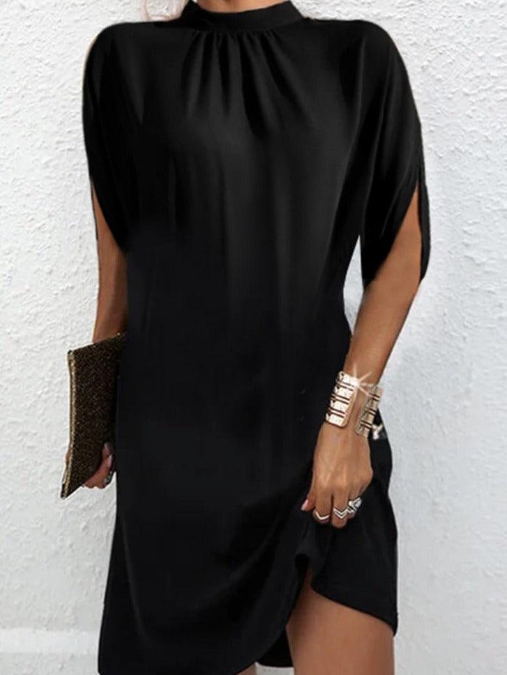 Zeitgenössisches Midi-Kleid - Herbstserwachen mit Stil und Komfort