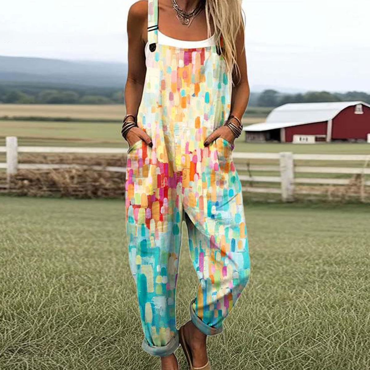 Unique Strap Sleeveless Jumpsuit - Modisch, Komfortabel & Vielseitig
