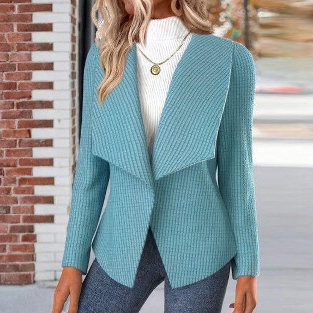 Fresh Plain Long Sleeve Cardigan - Ihr stylischer Herbstsbegleiter