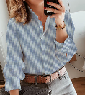 Fresh Long Sleeve Striped Top - Ihr vielseitiger, bequemer Herbstsbegleiter