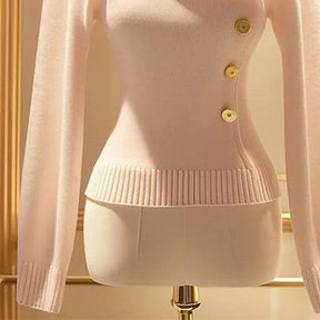 Herbstlicher Vintage-Langarm-Pullover: Stilvoller Wärmespeicher