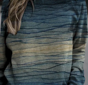 Stylisches Herbsts-Sweatshirt 'Do the Wave' - Komfort trifft auf Frische
