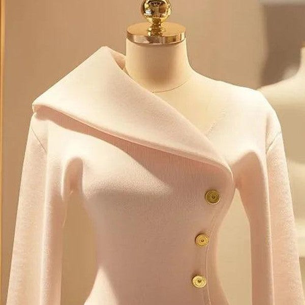 Herbstlicher Vintage-Langarm-Pullover: Stilvoller Wärmespeicher