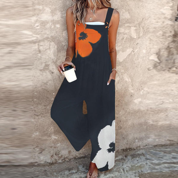 Ärmelloser Baggy Jumpsuit - Stilvolles Outfit für den Herbst